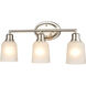 Amberle 3 Light 22 inch Brushed Nickel Vanity Light Wall Light